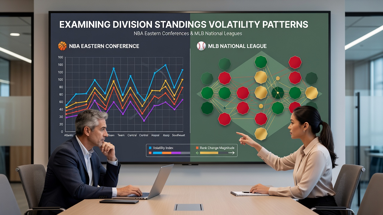 MLB National League standings volatility graph for accumulator strategy planning