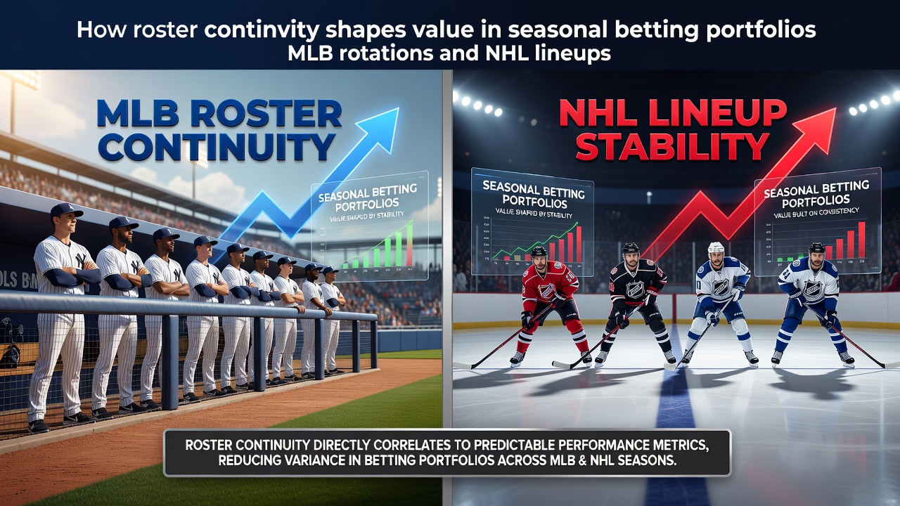 MLB pitchers and NHL players maintaining consistent roles in team rotations and lineups