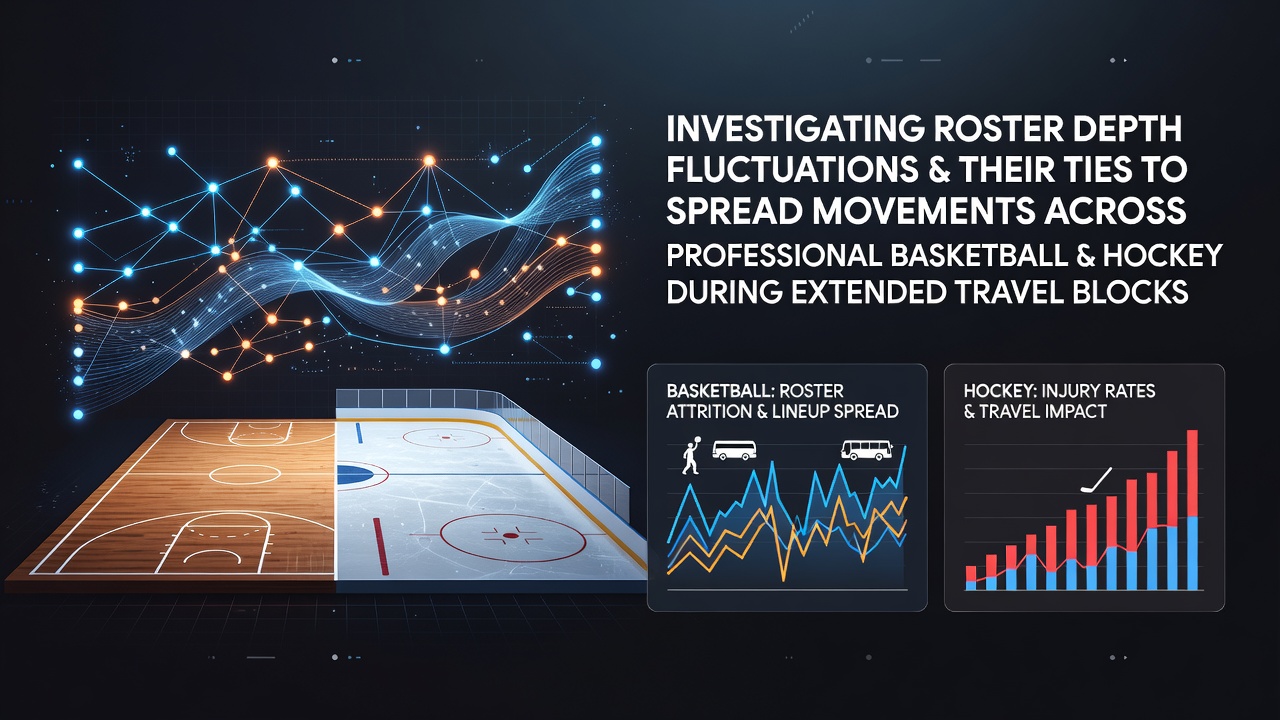 Professional basketball and hockey teams managing roster changes during long travel periods