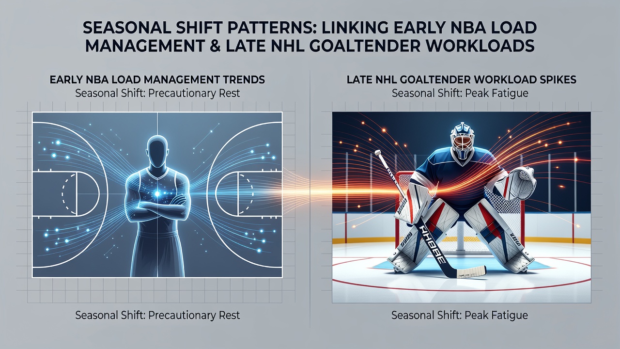 NHL goaltender facing heavy shot volume during late season playoff push